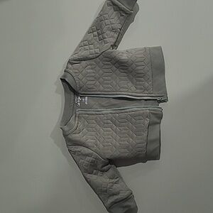 3-6 month olive green baby girls zip up jacket warm material cat & jack